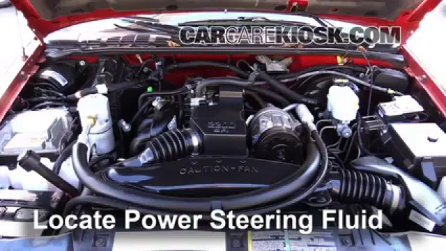 2003 Chevrolet S10 2.2L 4 Cyl. Standard Cab Pickup (2 Door) Power Steering Fluid Add Fluid